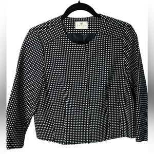 NWT Navy Crop Business Jacket Blazer